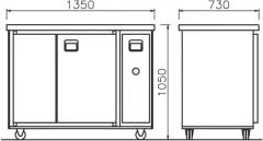 K. & M. Holland Bier Mobiltheke MT-2 fr 2x50 l im Anstich