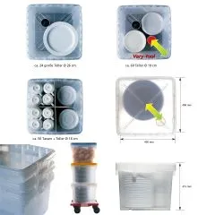 BOX Farbe transparent - 32 l