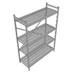 Hupfer Aluminium Regal N12-KR-FL600 T-500 B-1300