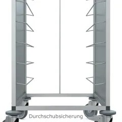 Hupfer Tablett Abrumwagen TAWALU 1635 - 10 EN-1/1 OT-S - SCHWARZ