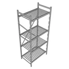 Hupfer Aluminium Regal N20-RA-FL600 T-300 B-800