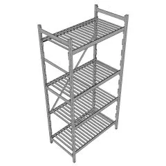 Hupfer Aluminium Regal N20-RA-FL600 T-300 B-900