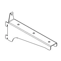 Hupfer Edelstahl Wandbord Konsole fr Verstellschiene - 300