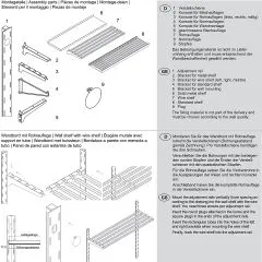 Hupfer Edelstahl Rost Wandbord 08-04