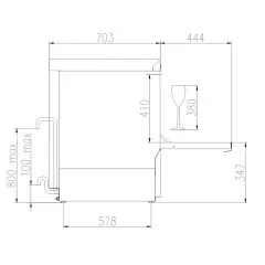 Zanussi Geschirrsplmaschine ZXLIG auch fr 60x40 cm Bleche