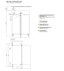 Chromonorm Edelstahl Tiefkhlschrank BRS 1300 GN 2/1 NOVA