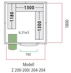 NordCap Tiefkhlzelle - Tiefkhlraum Z 204-204-TK