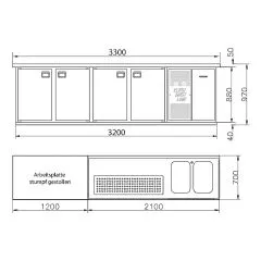 K&M Holland Getrnke Khltheke EGL-Vario - 330-4T-2B