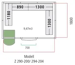 NordCap Tiefkhlzelle - Tiefkhlraum Z 294-204-TK
