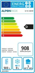 NordCap Alpeninox Khlschrank KU 702 CNS - 2/1 GN