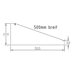 Edelstahl Schreibpult - SP-WB-2-50