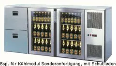 Einbau Getrnke Khlung 2xGlastr Kltemaschine T69