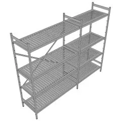 Hupfer Edelstahl Regal N5-RA-FL-600 kg T-600 B-2275