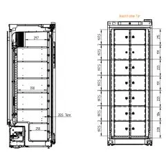 Gemeinschaftskhlschrank Rieber Multipolar 380-14 FL