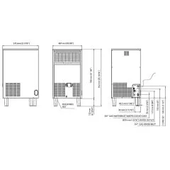 NordCap Eiswrfelbereiter SCE 65 L - 58 kg/24h