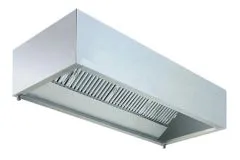 Edelstahl Kasten Ablufthaube - 3600x1000 mm FA