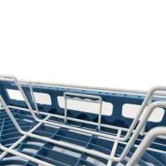 Detailansicht der Klemmhalterung des Tabletteinsatzes fr sicheren Halt im Fries Grundkorb - passgenau und verrutschsicher montierbar.